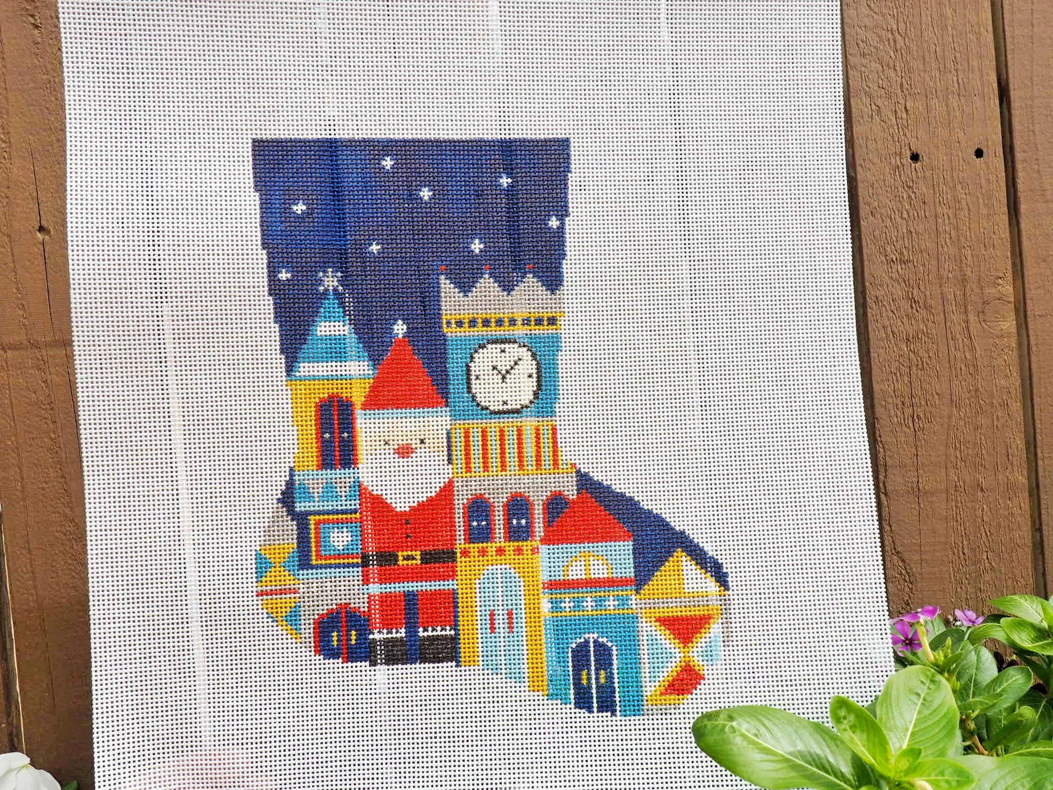 Santa's Castle Stocking