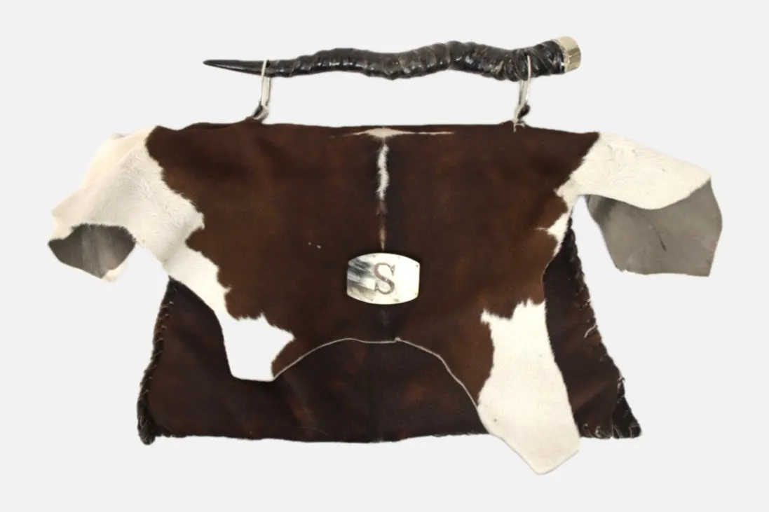Santesteban Pony Hair Horn Bag