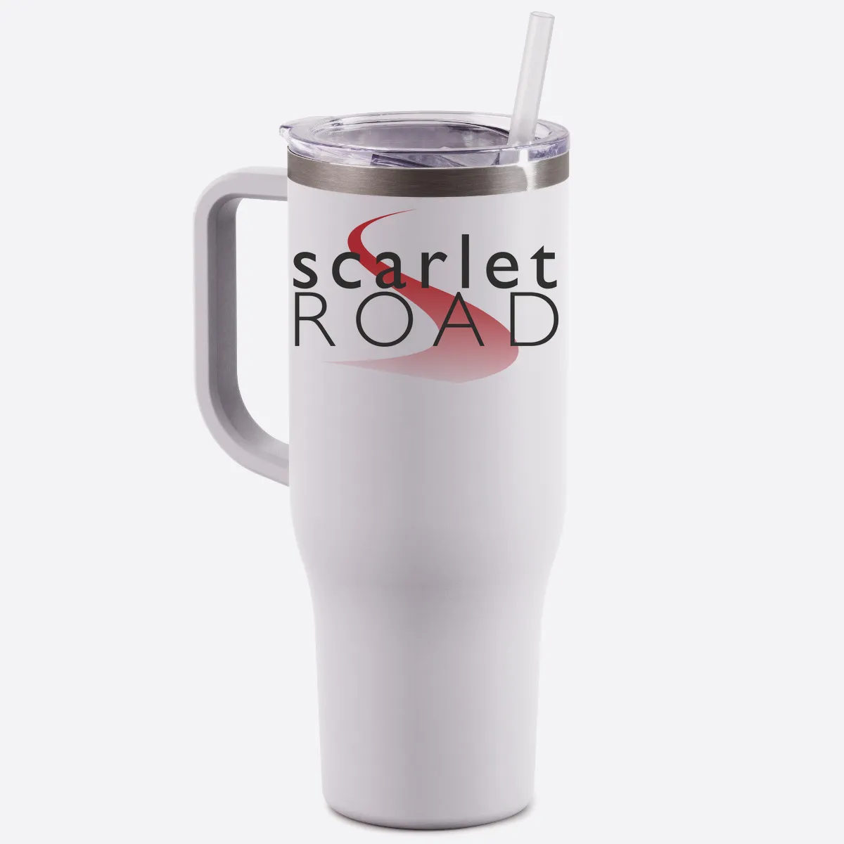 Scarlet Road (Black Logo) 40 Oz. Tumbler with Handle