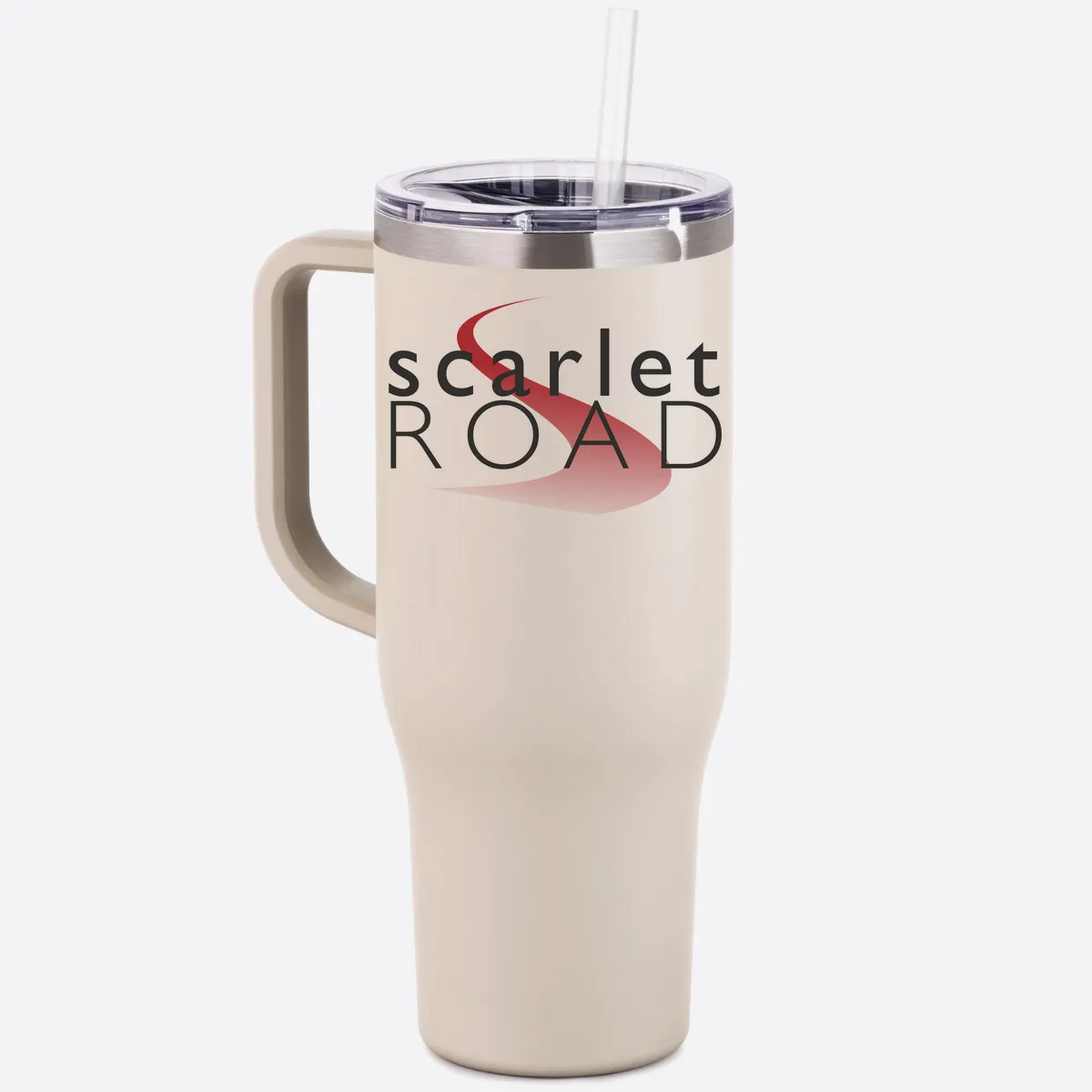 Scarlet Road (Black Logo) 40 Oz. Tumbler with Handle