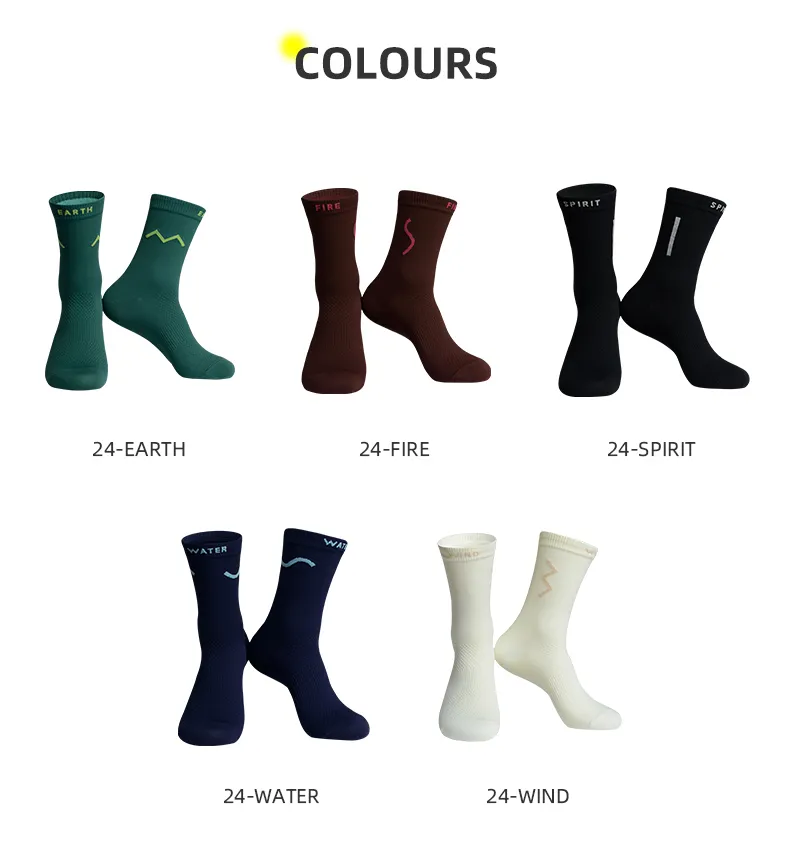 SKULL MONTON CYCLING SOCKS 24-FIRE WOMEN