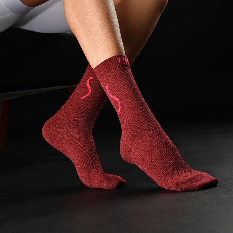 SKULL MONTON CYCLING SOCKS 24-FIRE WOMEN