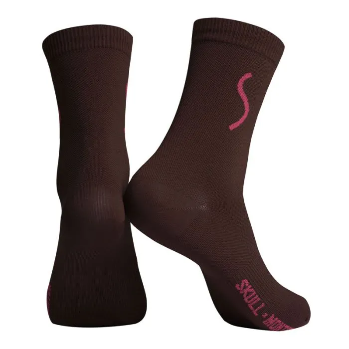 SKULL MONTON CYCLING SOCKS 24-FIRE WOMEN