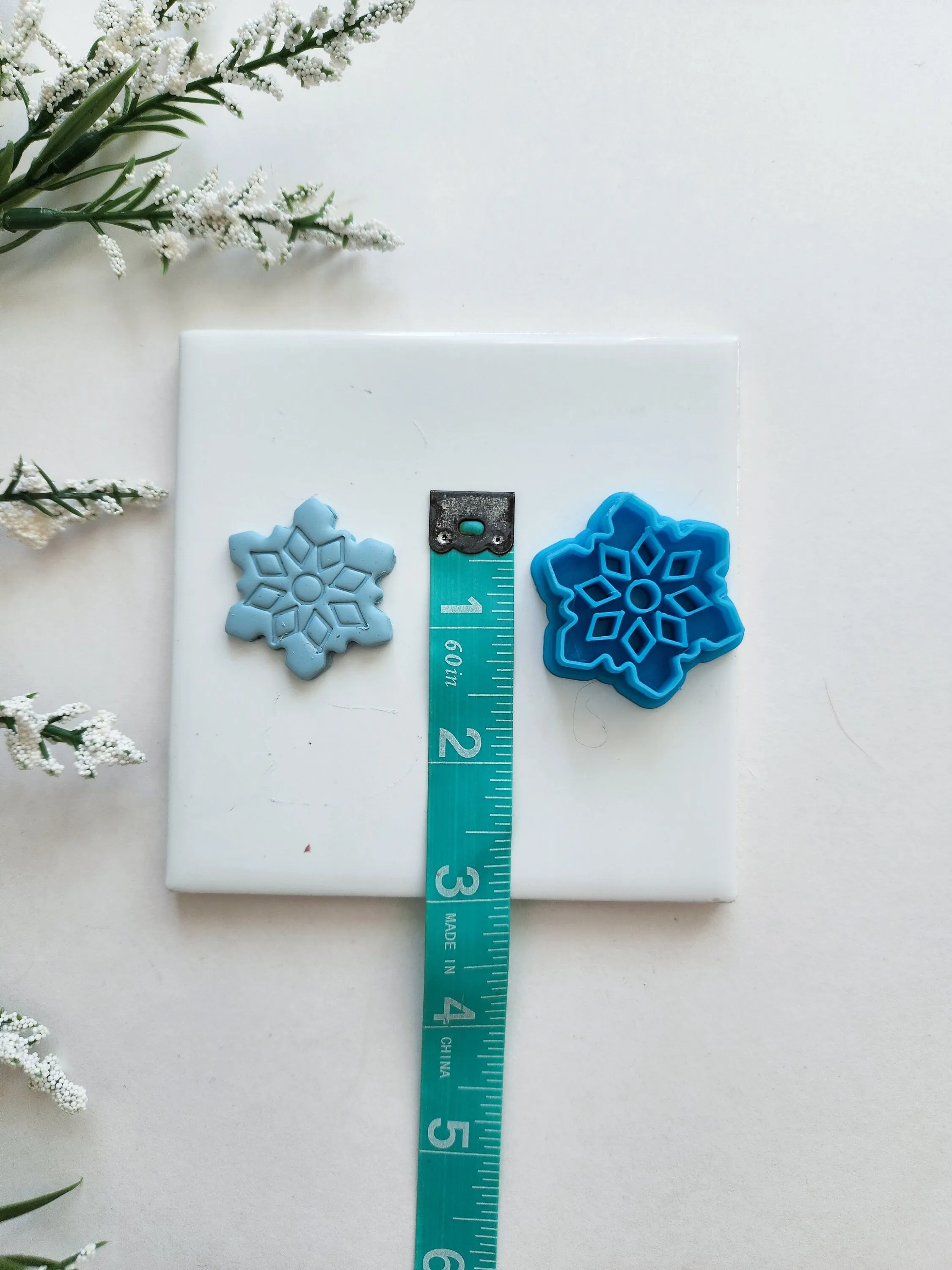 Snowflake Imprint | Christmas Clay Cutter