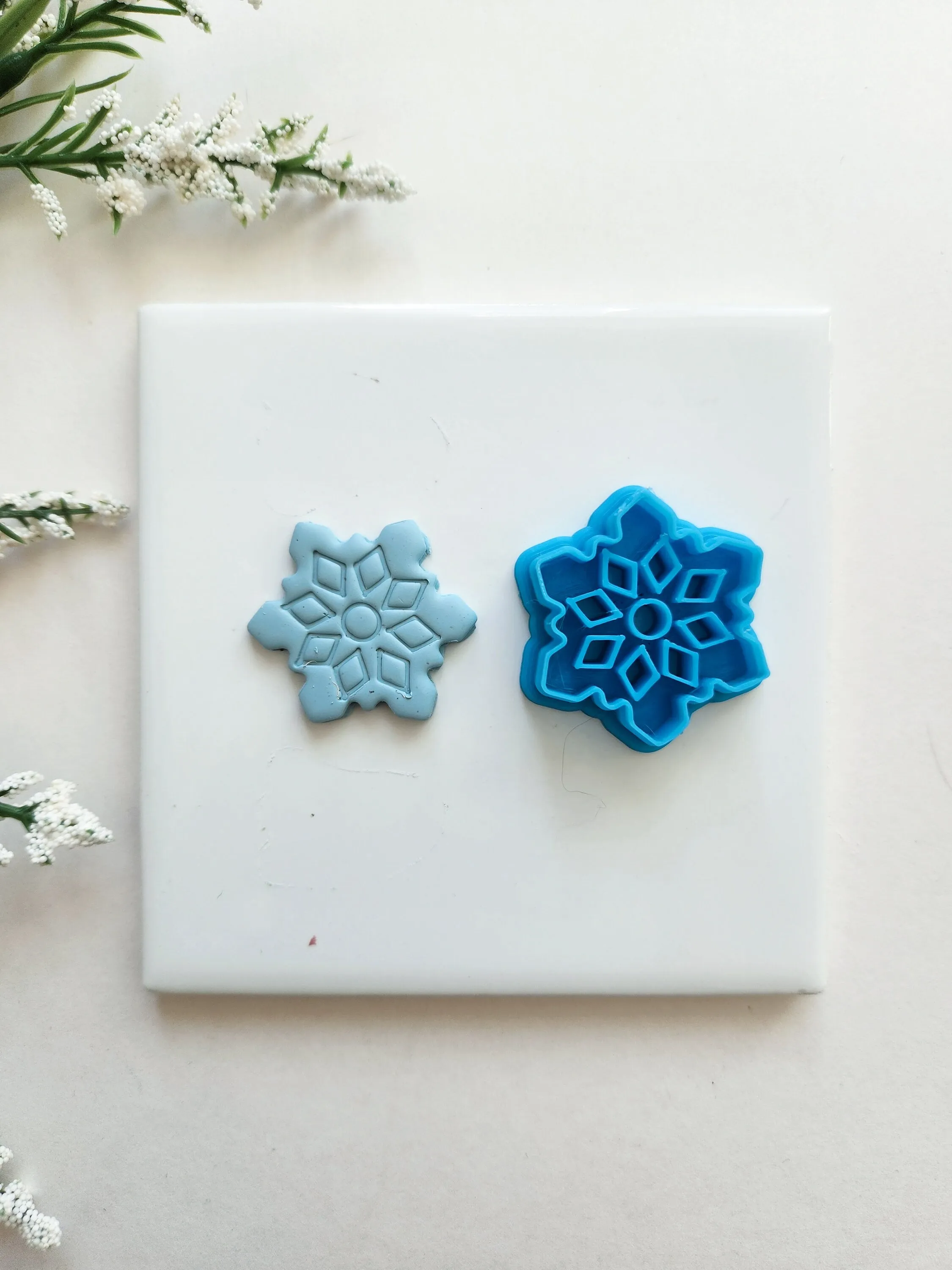 Snowflake Imprint | Christmas Clay Cutter