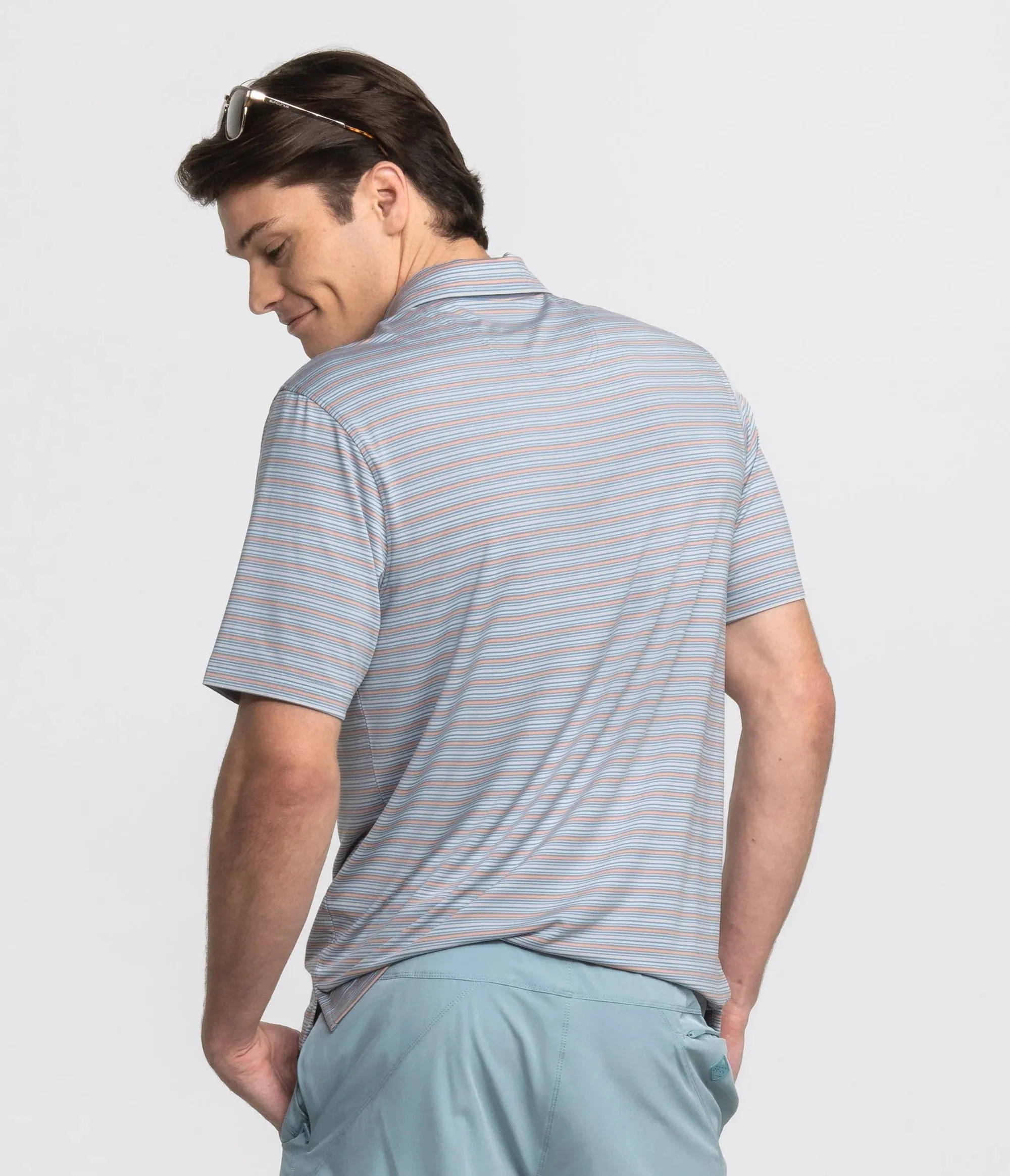 Southern Shirt Co. Sawgrass Stripe Polo