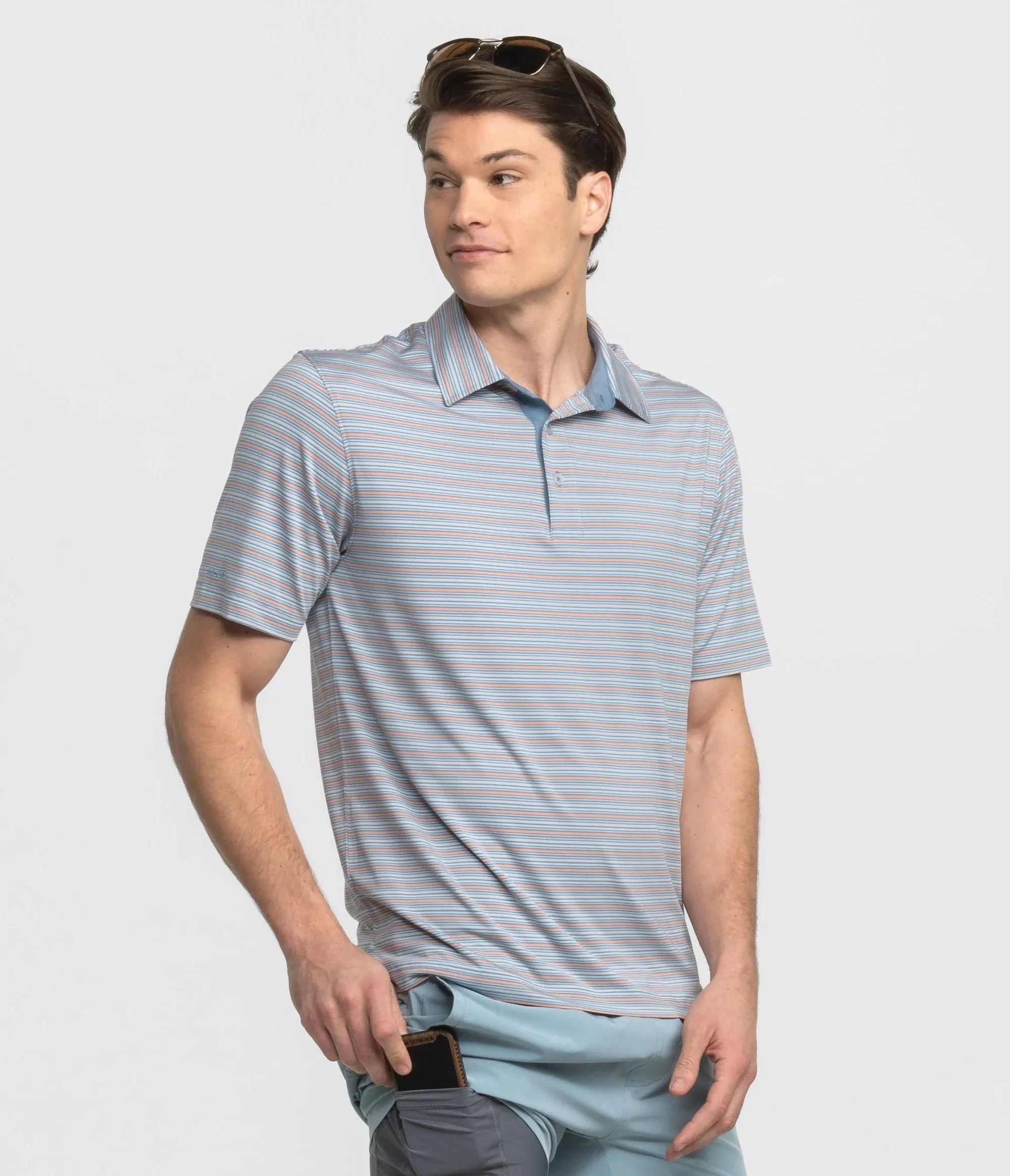Southern Shirt Co. Sawgrass Stripe Polo
