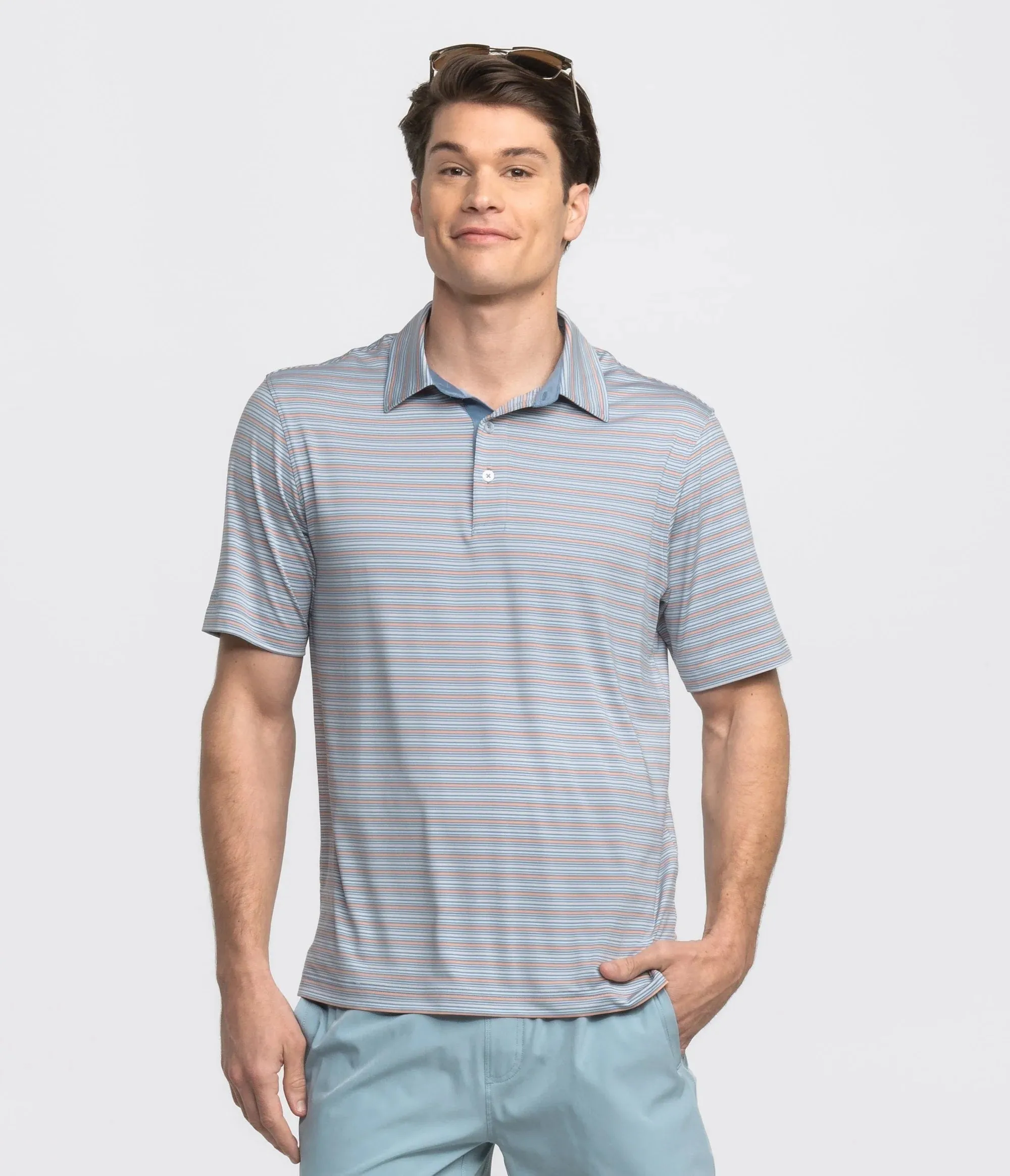 Southern Shirt Co. Sawgrass Stripe Polo