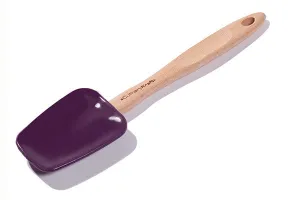 Spatula Wood and Silicone Spoon Purple -AW3711
