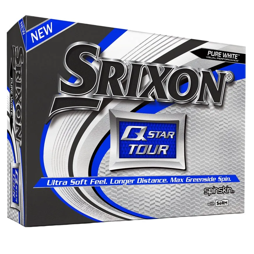 Srixon Q-Star Tour Pure White Personalization Golf Balls