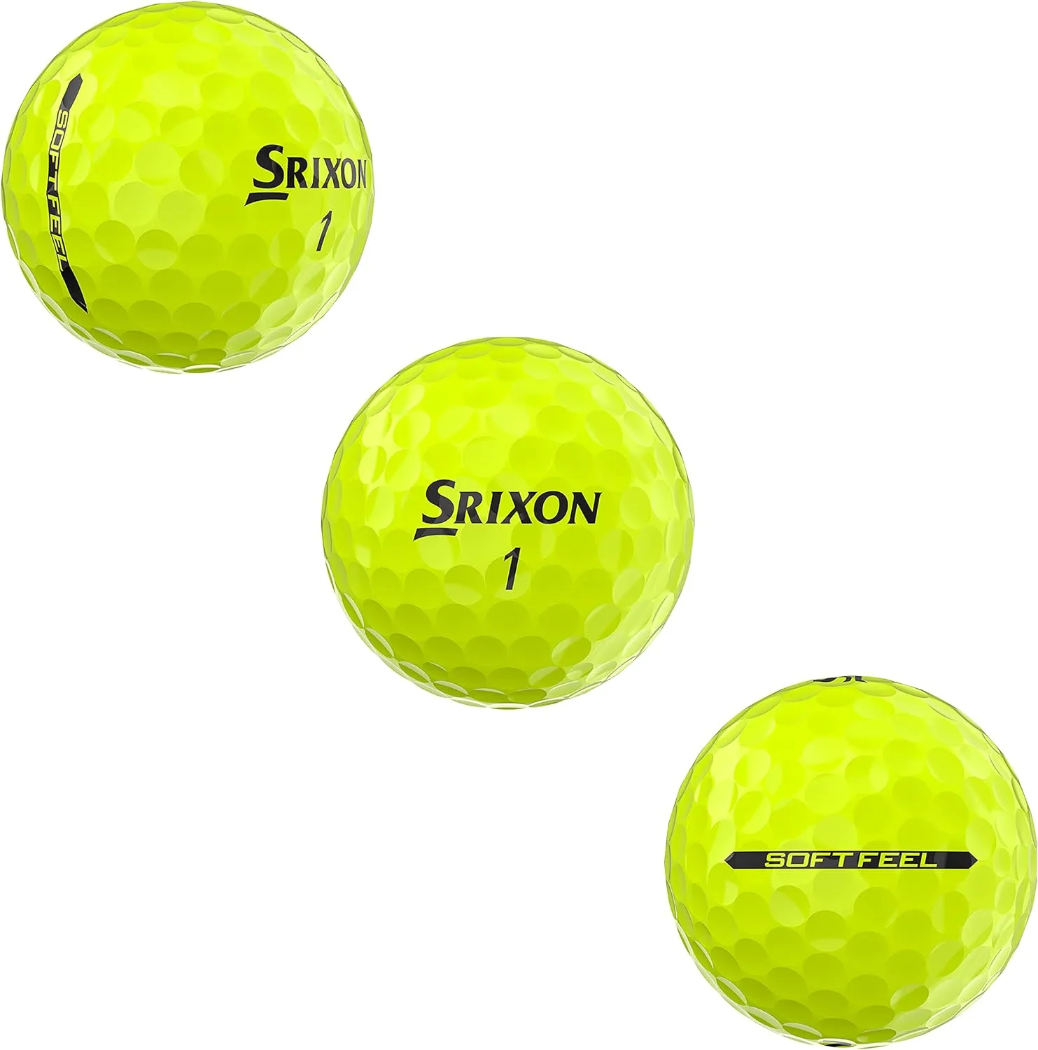 SRIXON SOFT FEEL Yellow BALLS