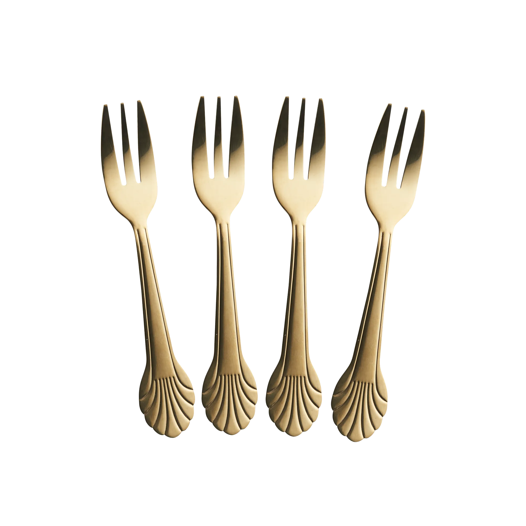 Stainless Steel Fork - Gold - Set of 4