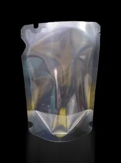 Stand Up Liquid Pouch Special Shape (PET/AL/Nylon/PE)