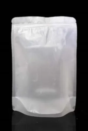 Stand Up Pouch Zip Lock w/o Window Clear Matte 100 microns