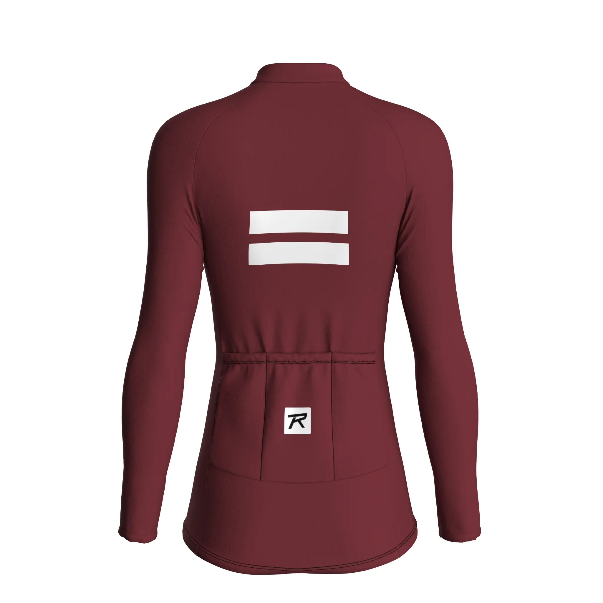 Stellar Grid | Wine Female Long Sleeves Jersey