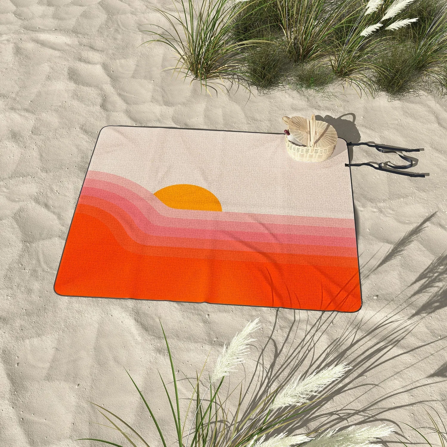 Strawberry Dipper Picnic Blanket