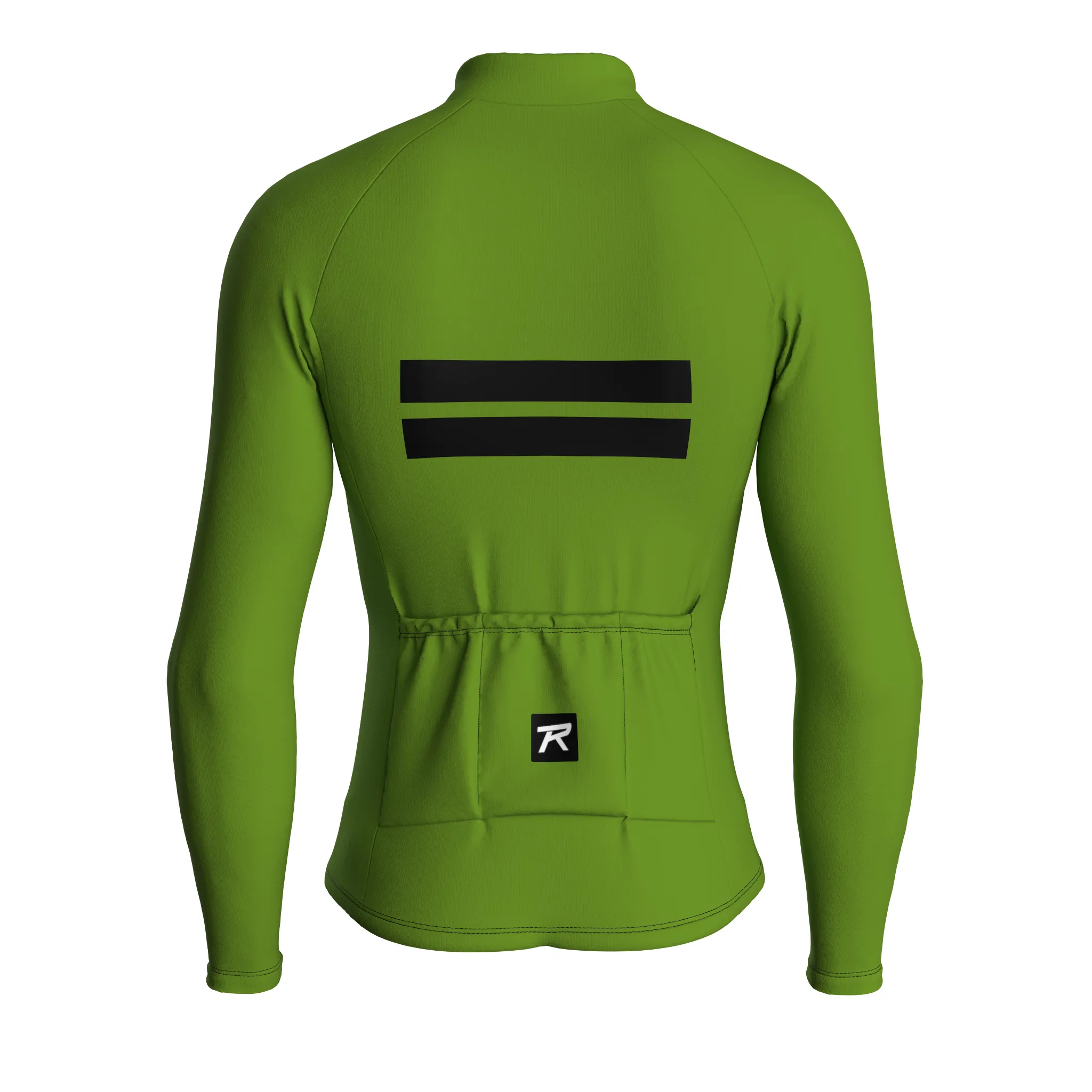 Stripe Dynamics | Khaki Green Male Long Sleeves Jersey