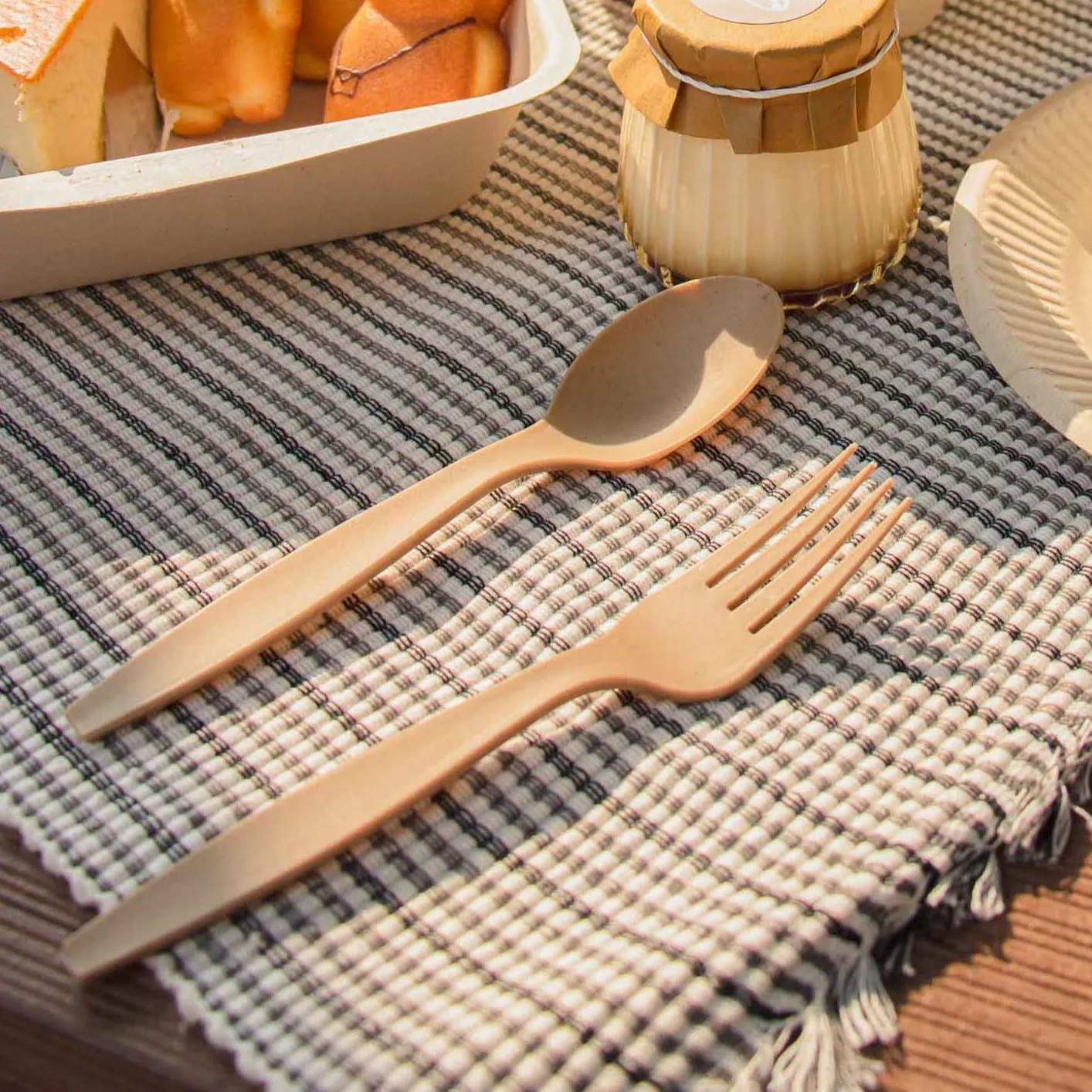 Sugarcane Spoons - Pack of 15