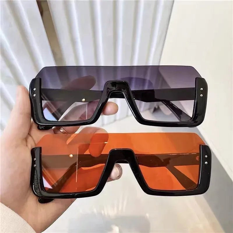 Sunglasses Women Decorative Rice Nail Half Frame Sun Glasses Outdoor Women Eyewear UV400