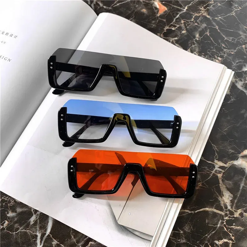 Sunglasses Women Decorative Rice Nail Half Frame Sun Glasses Outdoor Women Eyewear UV400