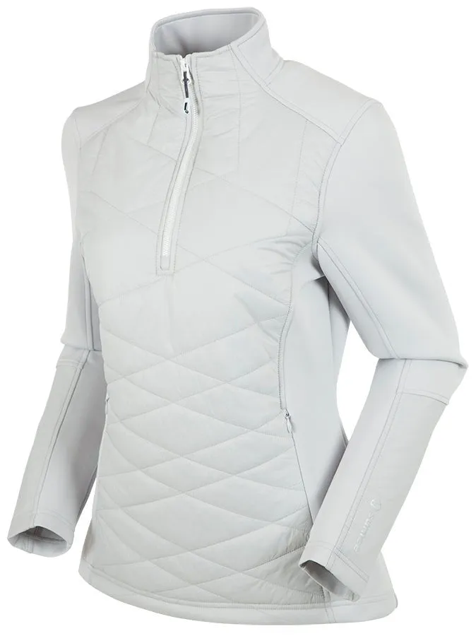 Sunice Women's Daisey Hybrid Thermal Stretch Half-Zip Pullover