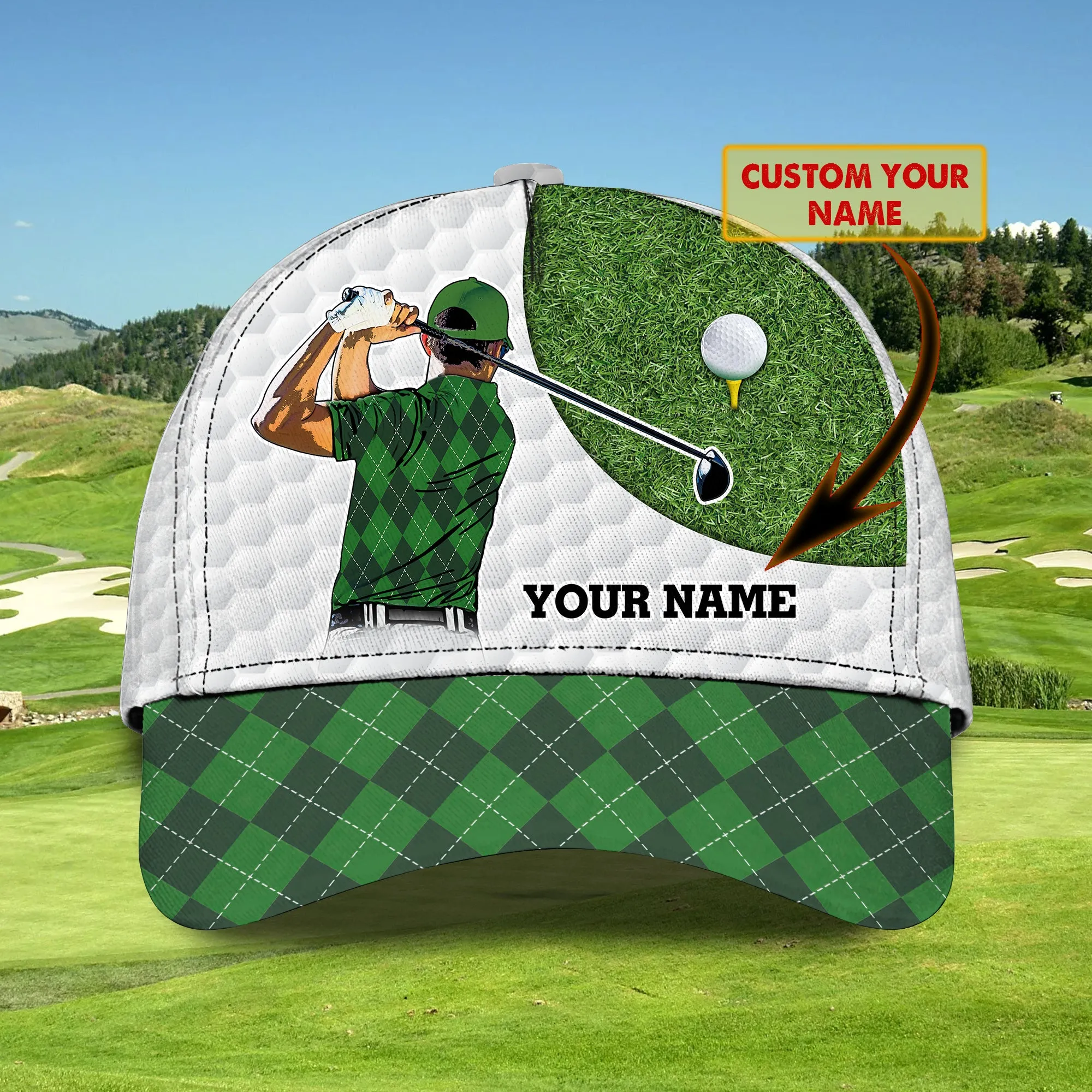 Super Golf 04 - Personalized Name Cap - Cpd