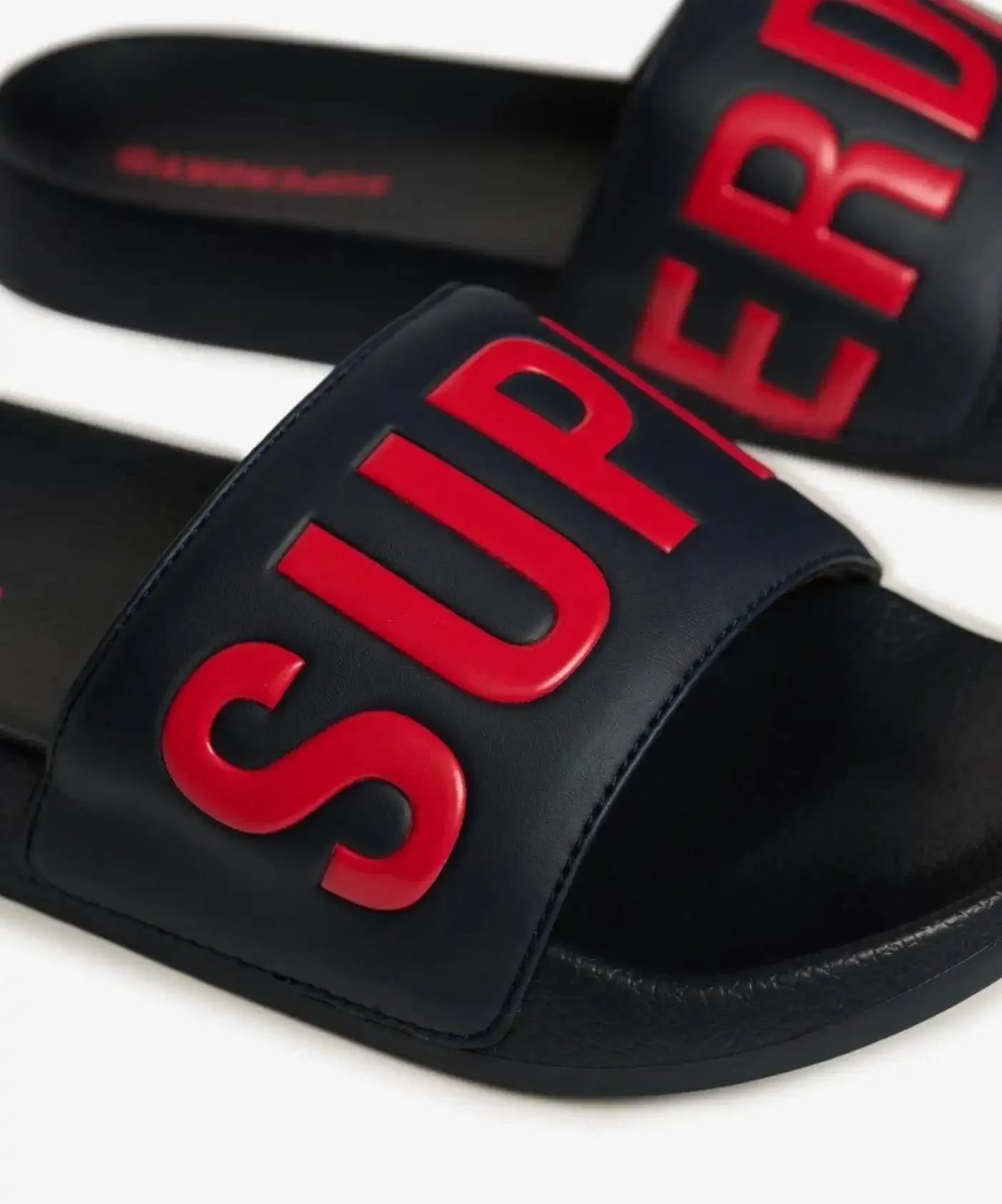 Superdry Mens Core Pool Slides Nautical Navy