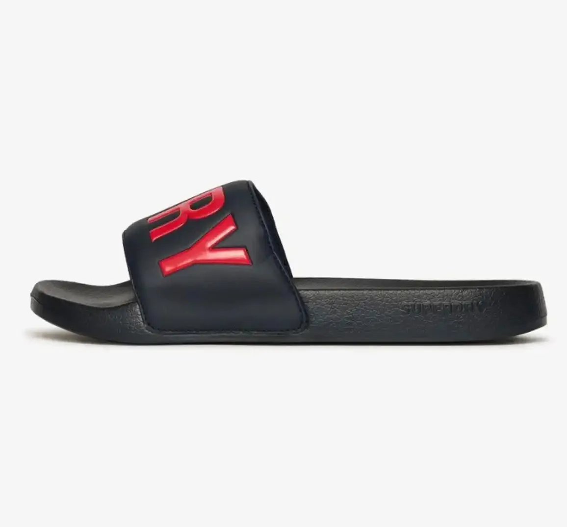 Superdry Mens Core Pool Slides Nautical Navy