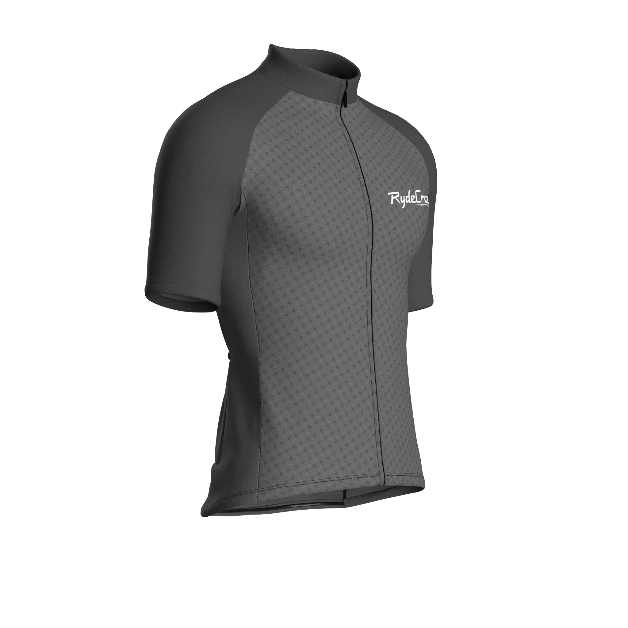 Swift Grid | Ash Gray Male Short Sleeves Jersey