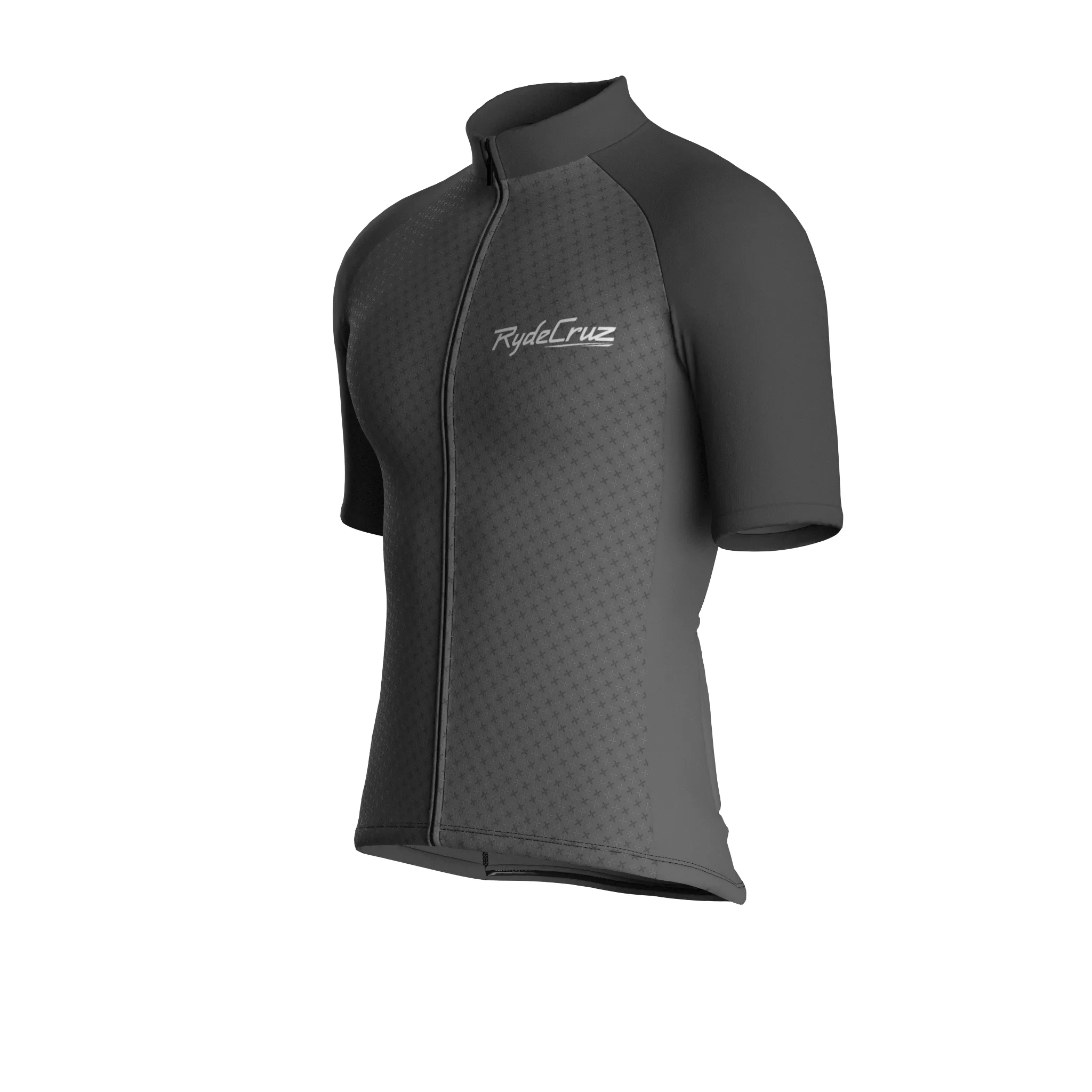 Swift Grid | Ash Gray Male Short Sleeves Jersey