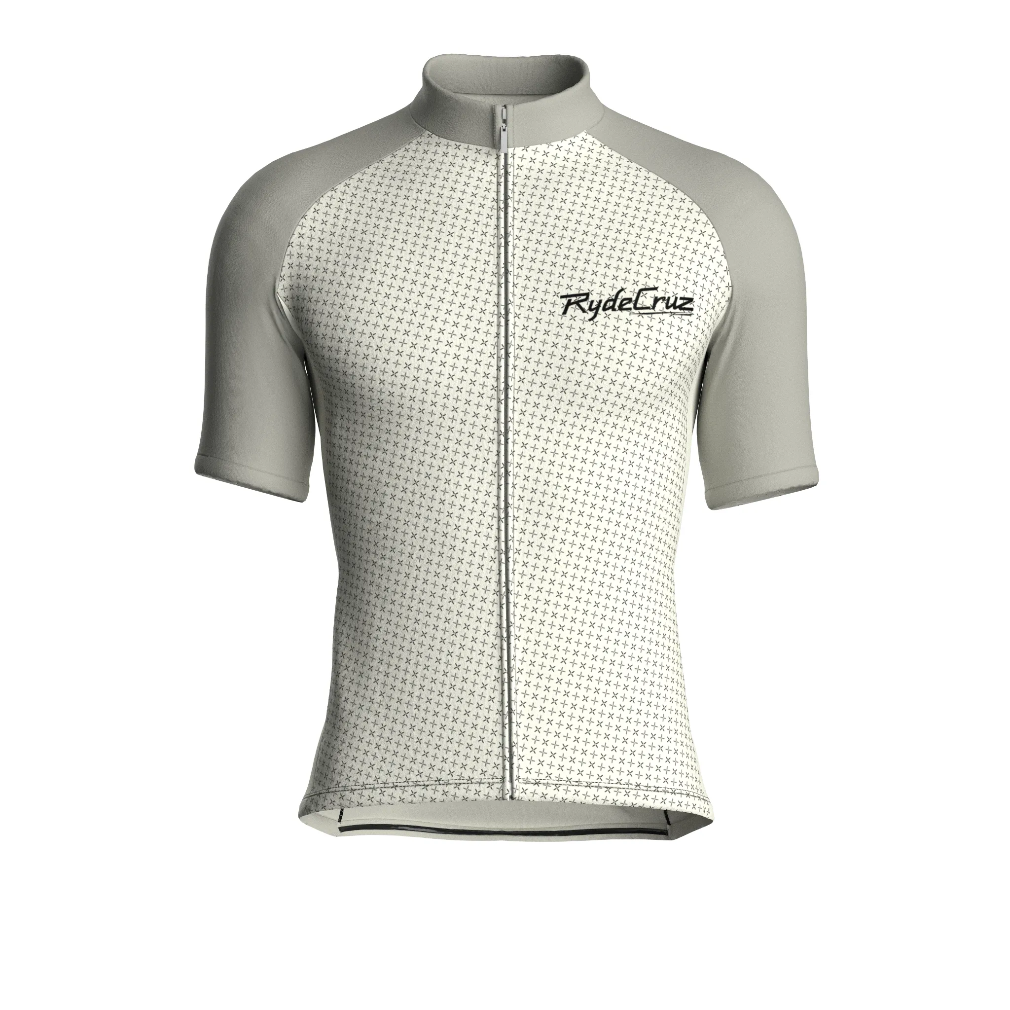 Swift Grid | Ivory Male Short Sleeves Jersey