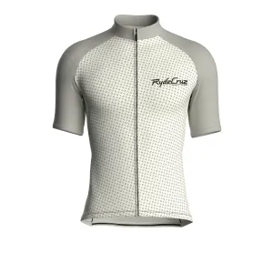 Swift Grid | Ivory Male Short Sleeves Jersey