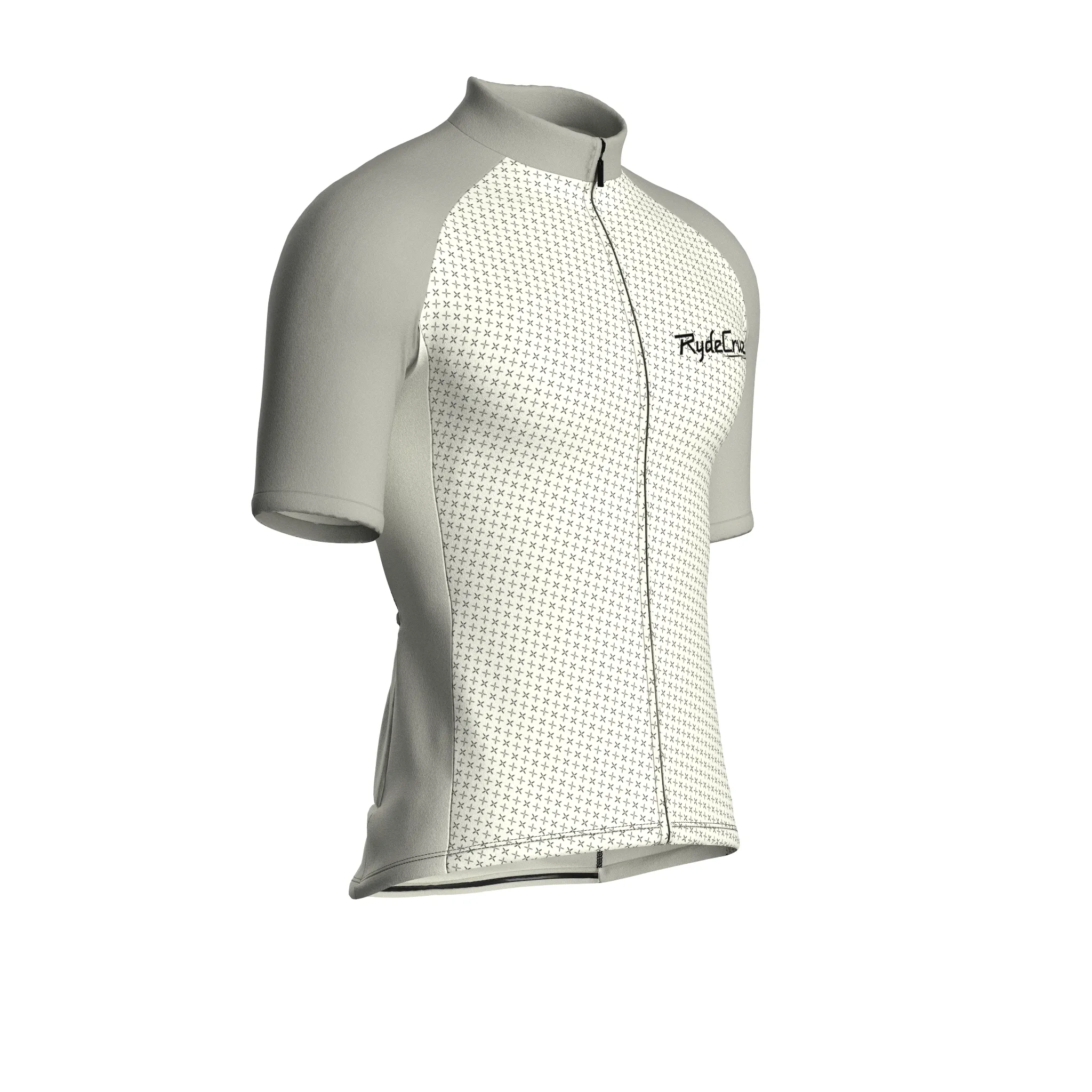 Swift Grid | Ivory Male Short Sleeves Jersey