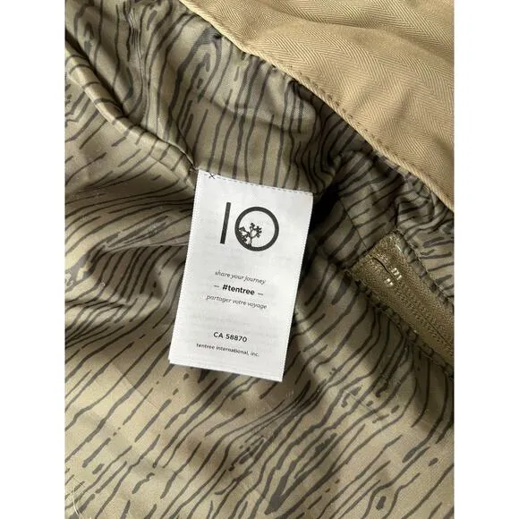 TENTREE Realm Quilted Puffer Vest in Tan Medium Women's Gorpcore Granola Girl