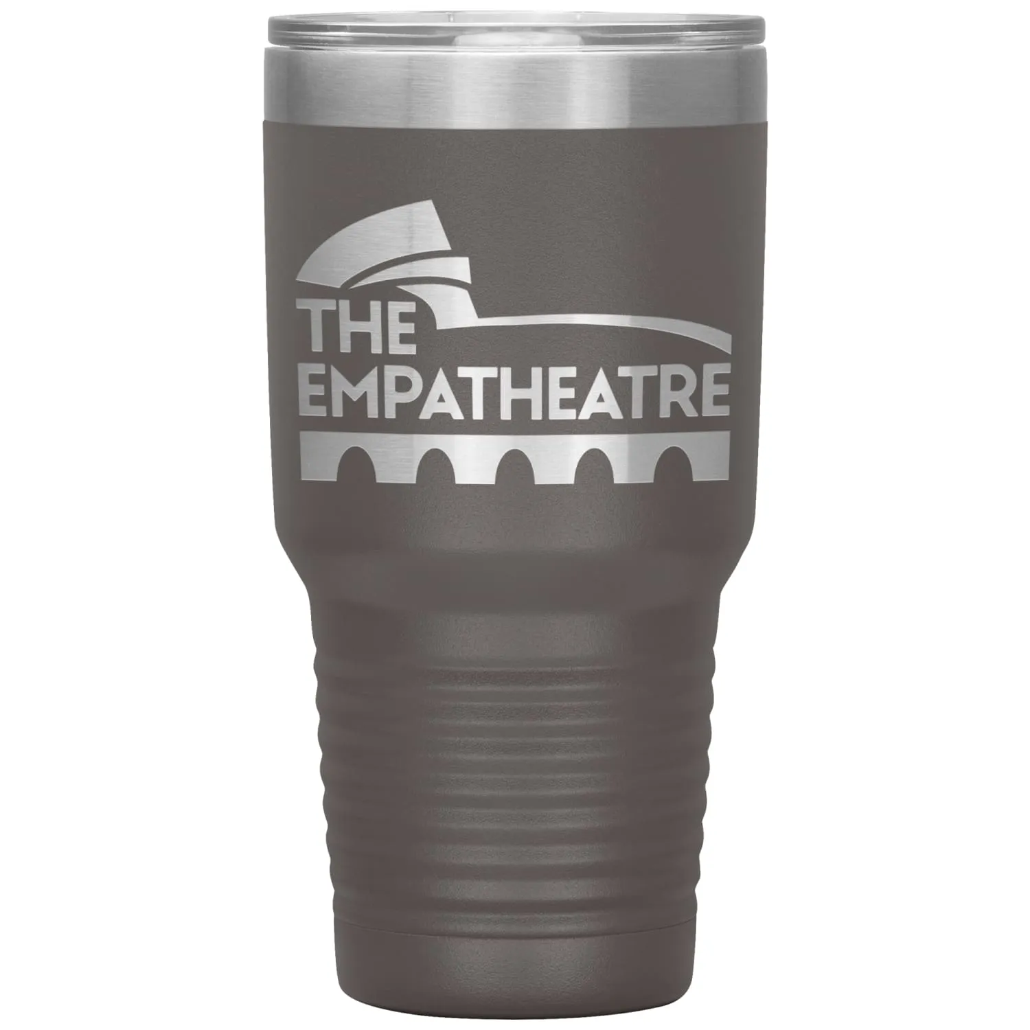 The Empatheatre Logo 30oz Vacuum Tumbler