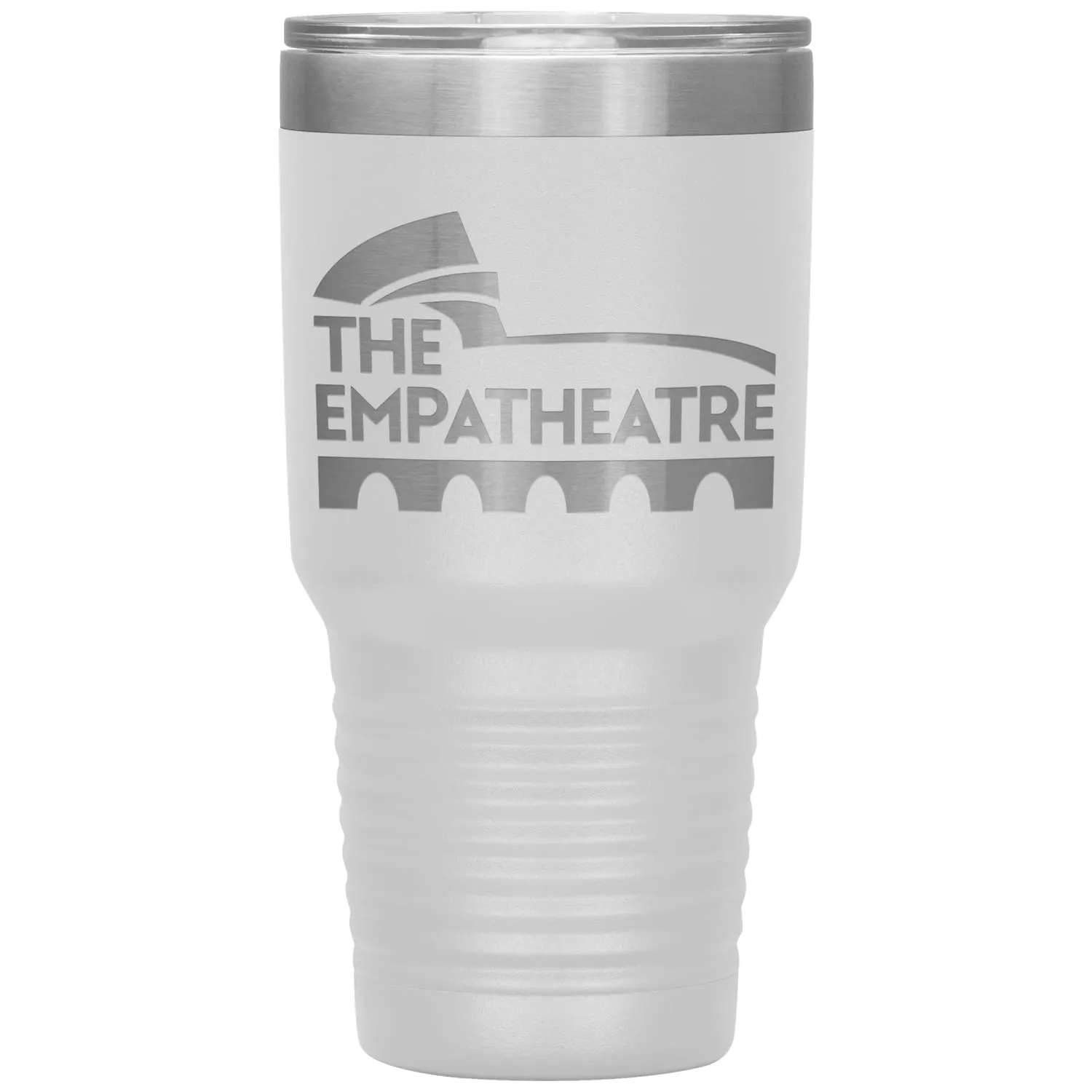 The Empatheatre Logo 30oz Vacuum Tumbler
