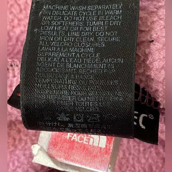 The North Face Women’s Sz S Pink/Gray‎ Polartec Denali Jacket