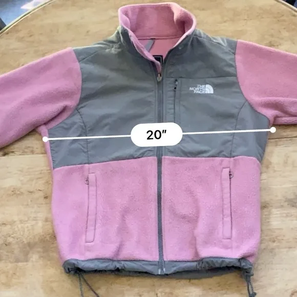 The North Face Women’s Sz S Pink/Gray‎ Polartec Denali Jacket