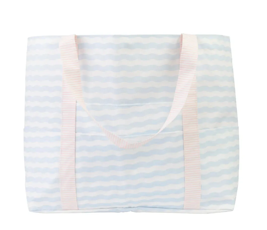 The Summer Bag Blue/Pink - Apple of My Isla