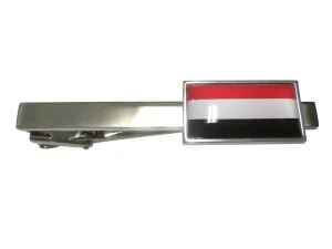 Thin Bordered Republic of Yemen Flag Tie Clip
