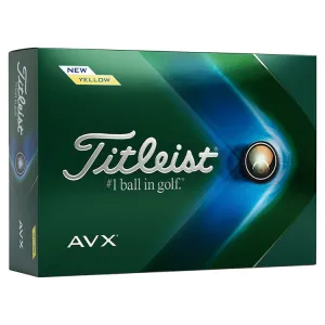 Titleist AVX Yellow Golf Balls 12Pk