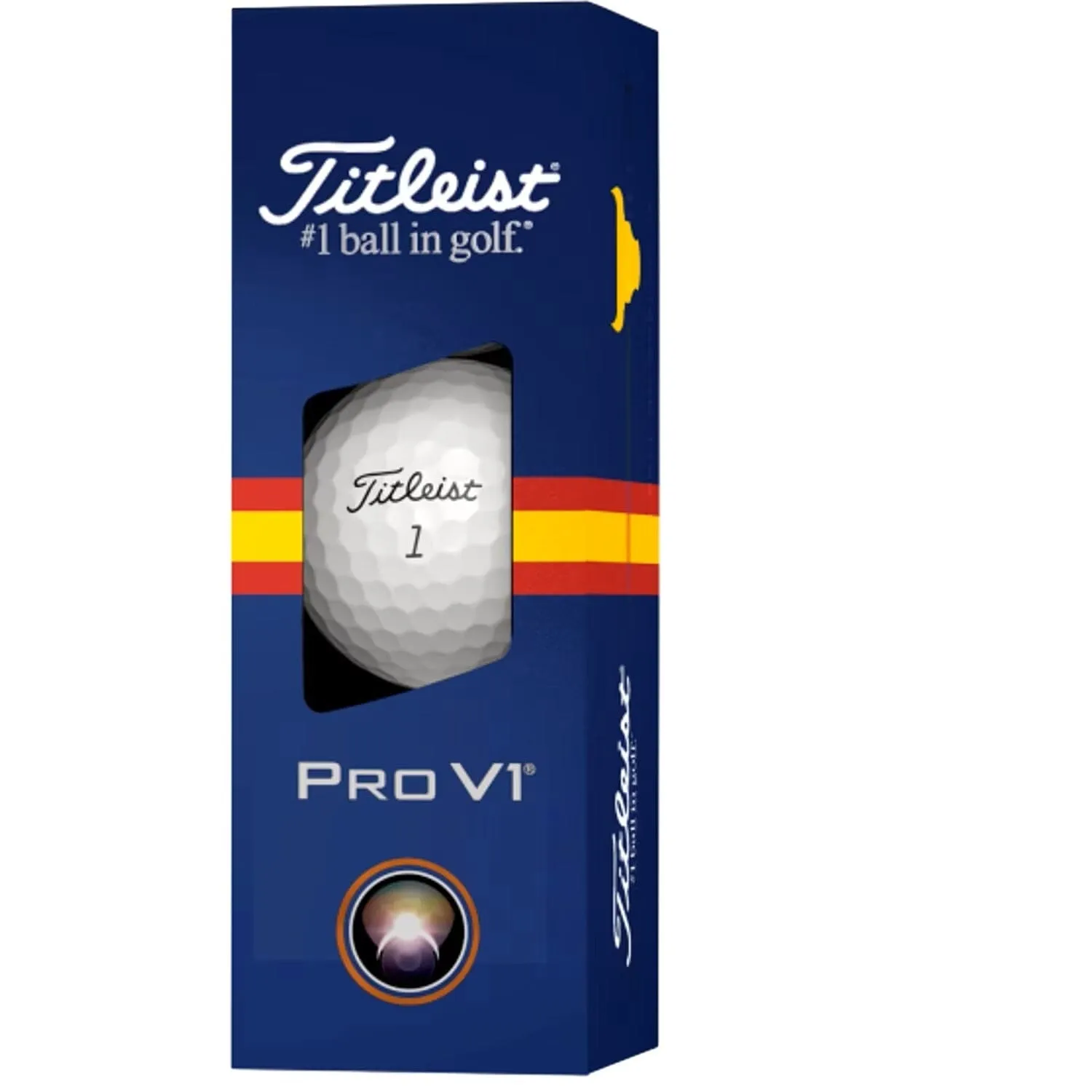 Titleist Pro V1 White & Spain Align Golf Balls 12Pk