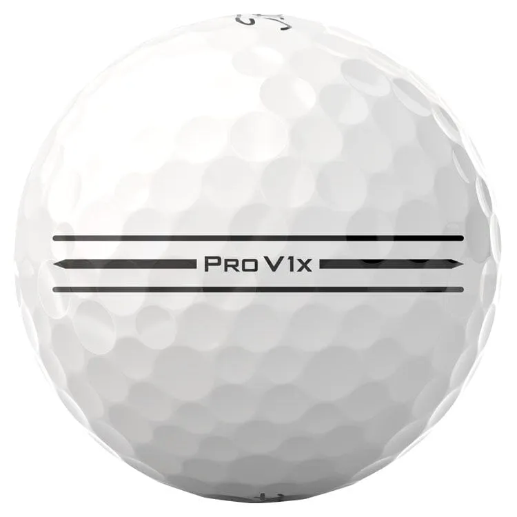 Titleist Pro V1x Enhanced Alignment White Golf Balls 12Pk