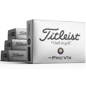 Titleist Pro V1x Left Dash White Golf Balls 48Pk