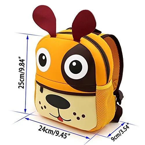 Toddler Backpack - Pre School Cute Neoprene Cartoon Backpack