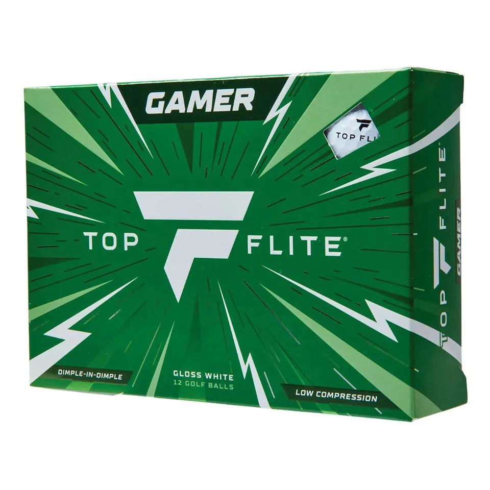 Top Flite 2024 Gamer Golf Balls (12 pk) - White
