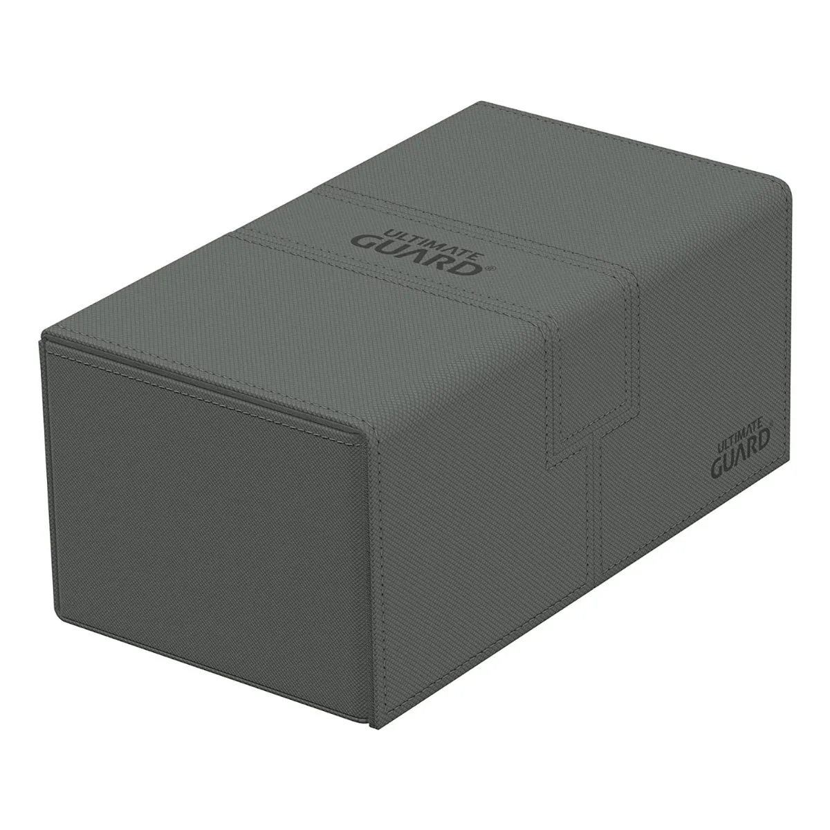 Ultimate Guard Twin Flip n Tray 200  XenoSkin Monocolor Grey Deck Box