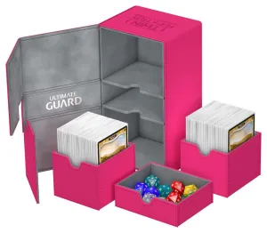 Ultimate Guard Twin Flip´n´Tray Deck Case 200  Standard Size XenoSkin Pink