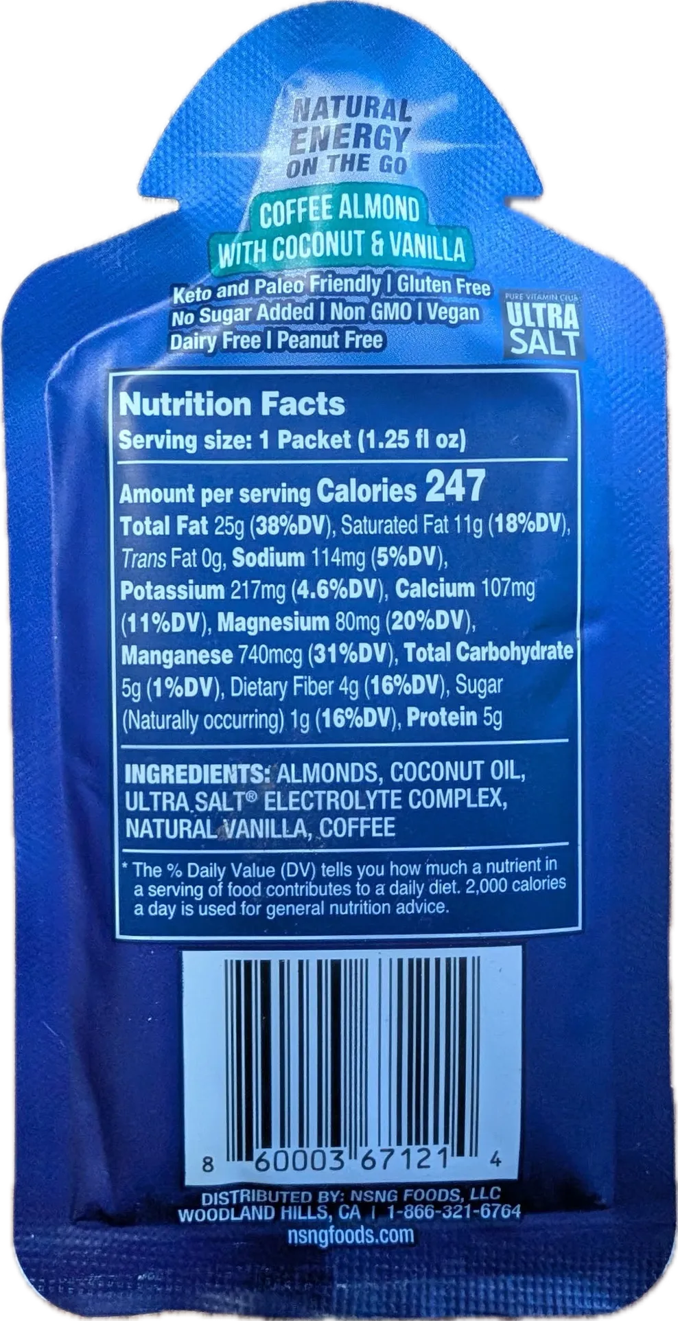 Ultra Fat Nut Butter Vanilla Almond 10 Pack