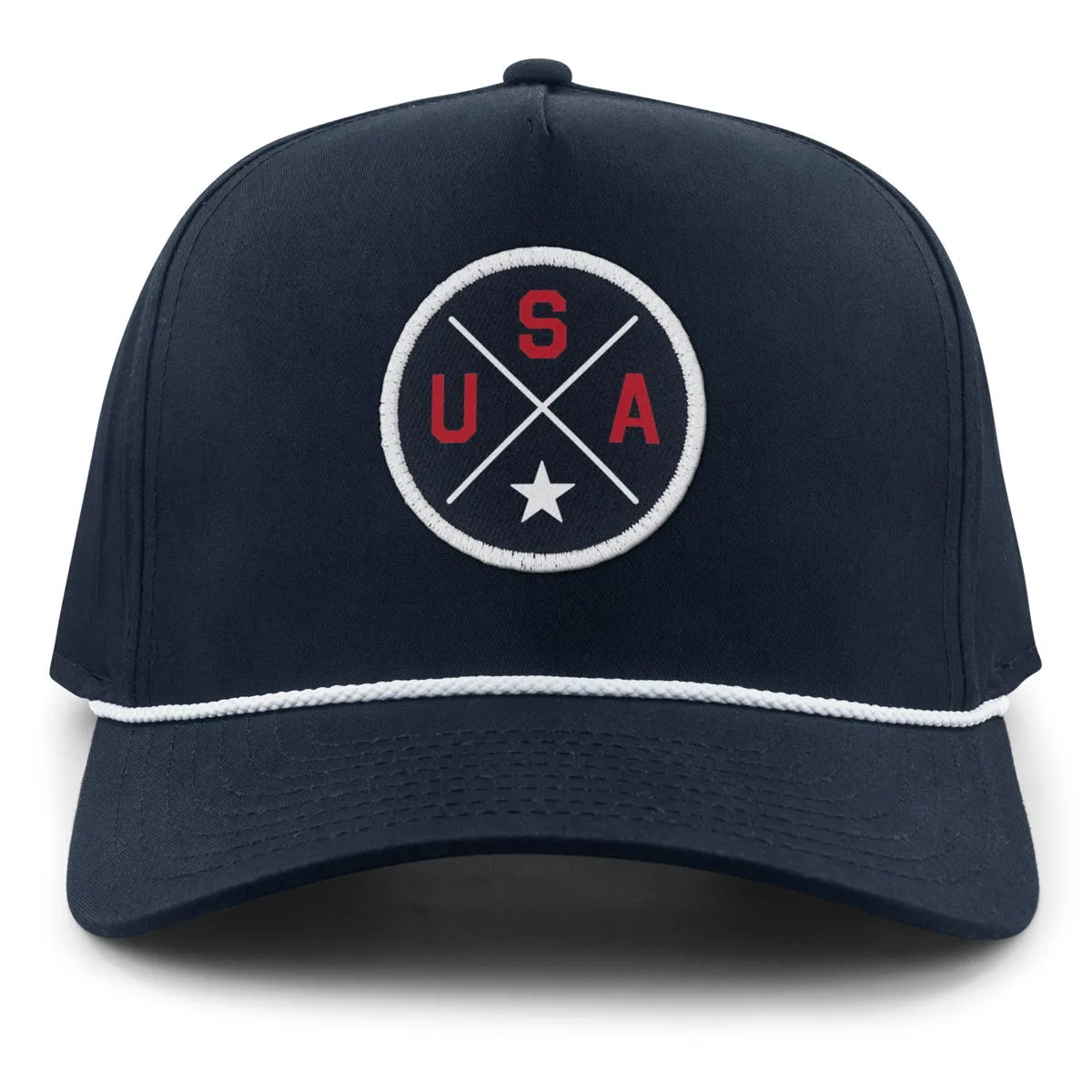 USA Emblem Patch Rope Performance Hat